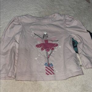 GAP Pink Ballerina Long Sleeve Tee